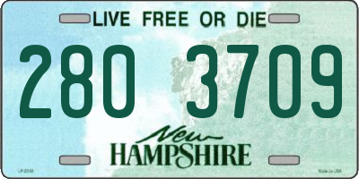 NH license plate 2803709