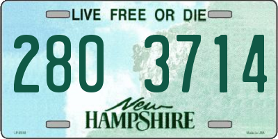 NH license plate 2803714