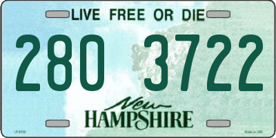 NH license plate 2803722