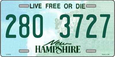 NH license plate 2803727