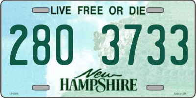 NH license plate 2803733
