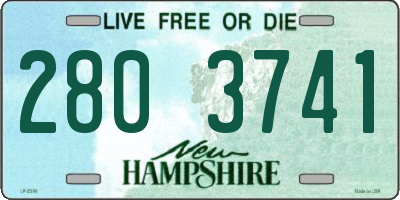 NH license plate 2803741