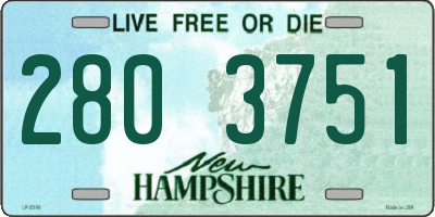 NH license plate 2803751