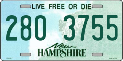 NH license plate 2803755