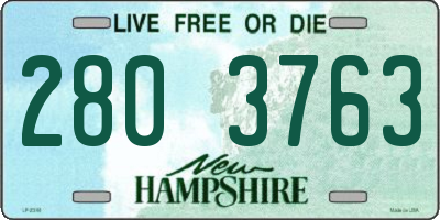 NH license plate 2803763