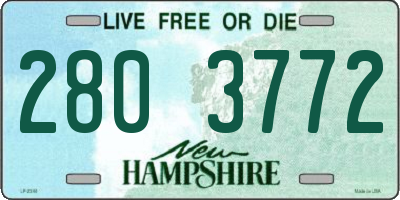 NH license plate 2803772