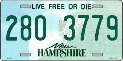 NH license plate 2803779