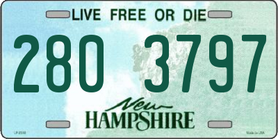 NH license plate 2803797