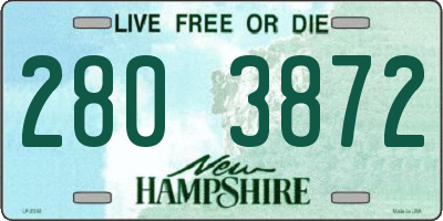 NH license plate 2803872