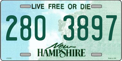 NH license plate 2803897
