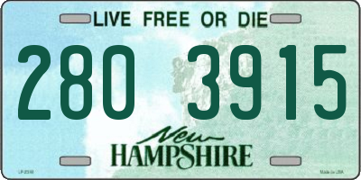 NH license plate 2803915