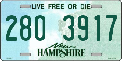 NH license plate 2803917