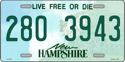 NH license plate 2803943