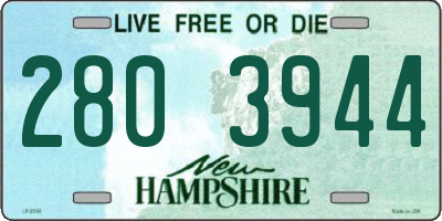 NH license plate 2803944