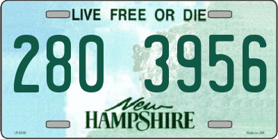 NH license plate 2803956