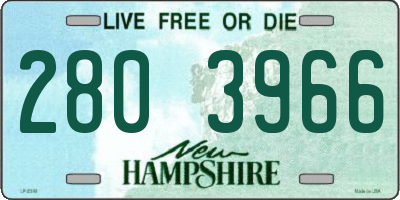 NH license plate 2803966