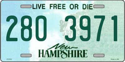 NH license plate 2803971