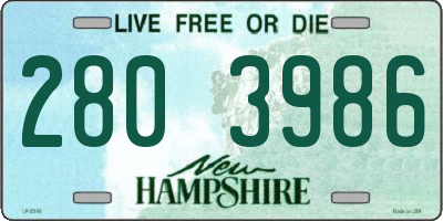 NH license plate 2803986
