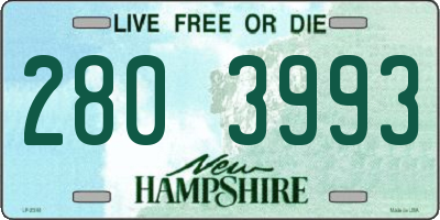 NH license plate 2803993