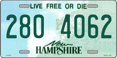 NH license plate 2804062
