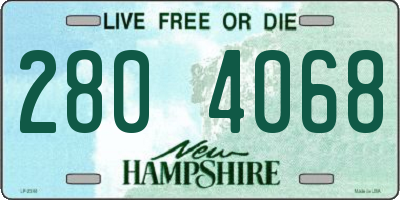 NH license plate 2804068