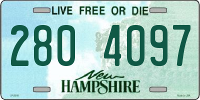 NH license plate 2804097