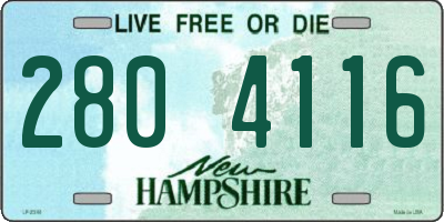 NH license plate 2804116