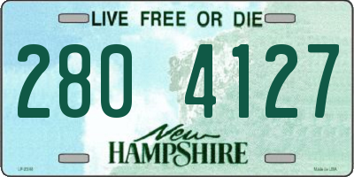 NH license plate 2804127