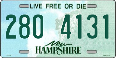 NH license plate 2804131