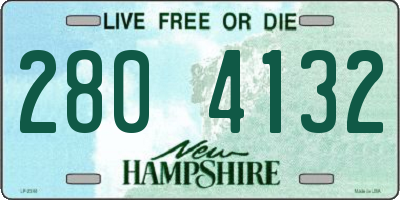 NH license plate 2804132