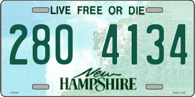 NH license plate 2804134