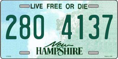 NH license plate 2804137