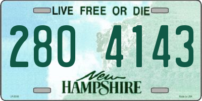 NH license plate 2804143