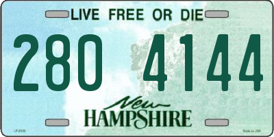 NH license plate 2804144