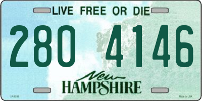 NH license plate 2804146