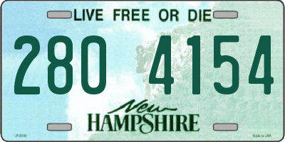 NH license plate 2804154