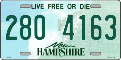 NH license plate 2804163