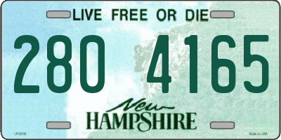 NH license plate 2804165