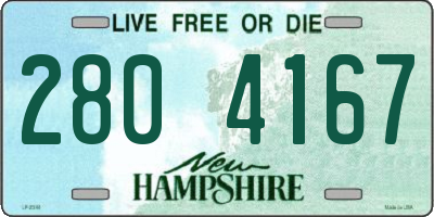 NH license plate 2804167