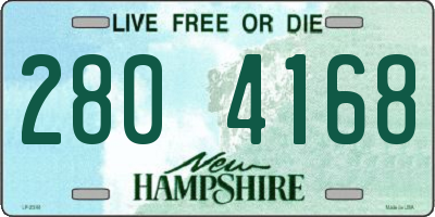 NH license plate 2804168