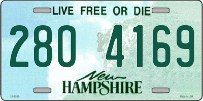 NH license plate 2804169