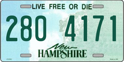 NH license plate 2804171