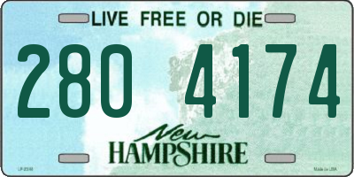 NH license plate 2804174