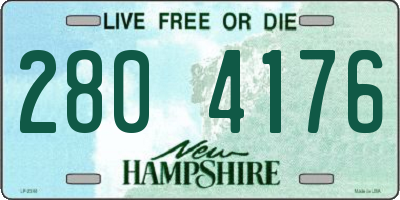 NH license plate 2804176