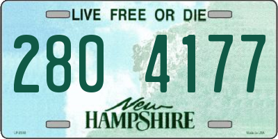 NH license plate 2804177