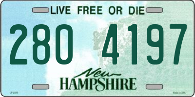 NH license plate 2804197