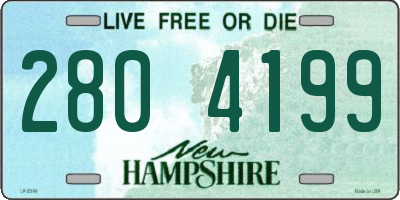 NH license plate 2804199
