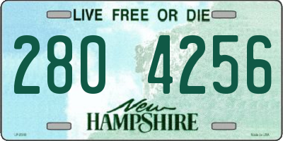 NH license plate 2804256