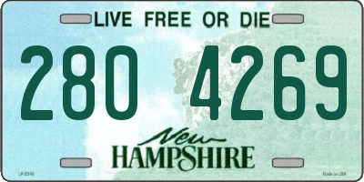 NH license plate 2804269