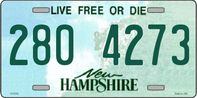 NH license plate 2804273